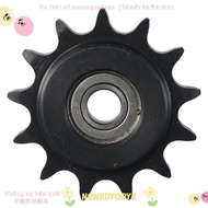 NONEDYODYE Convex Idler Gear, 13 Tooth C45 Carbon Steel Chain Idler Sprocket, 10mm Bore 1/2" Pitch S