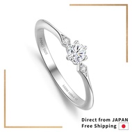 [FANCIME] Diamond Ring for Women "Guiding Star" Lab-Grown Diamonds 3 Stones 0.12ct 0.32ct 0.52ct (DE
