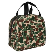 Bape Lunch Bag Lunch Box Bag Insulated Fashion Tote Bag Lunch Bag for Kids and Adults