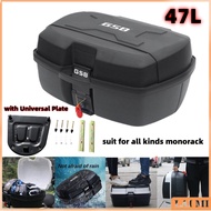 ✥Box GSB 47L Box Motor Kappa GSB Box lc135 Bakul Motor Motorcycle Box Storage Extra Trunk Waterproof With Universal Plate➳