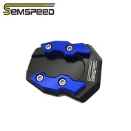 Motorcycle CNC Side Foot Stand Enlarge Pad Kickstand Extension Plate For FKM Venture 150 Dayang FEKO