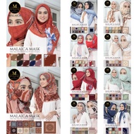 Hijab + Masker Malaica Mask Voal Cotton 110 x 110 CM