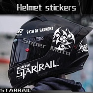 For Shoei Agv ZEUS AGV Marushin HJC Arai Airoh Scorpion Tanked Racing Motorcycle Helmet STARRAIL 3D 