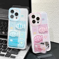 funny phone case funny phone case iphone Three-Dimensional Cute Fish Suitable for Apple 16promax Pho