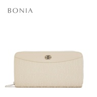 Bonia Chalk Alessia Long Zipper Wallet