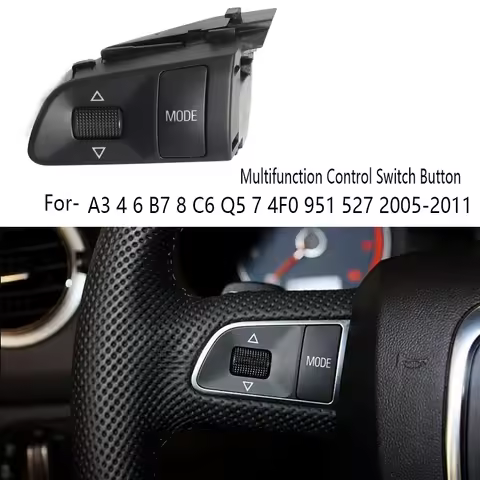 A10U-Multifunction Control Switch Button Steering Wheel Buttons Switch For- A3 4 6 B7 8 C6 Q5 7 4F0 