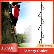 Rock Climbing 7 Rings Four-Step Etrier Rope Ladder Rise Ascending Sling Mountain Deck Foot Pedal