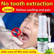 Toothache Spray 20ml Pain Relief Plant Extracts Hormone Free Toothache Pain Relief Liquid Herbal