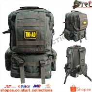 HIJAU New - gultor 511 jumbo backpack, army green backpack, large outdoor tactical bag, bonus rubber