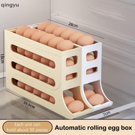 【QUSG】 Refrigerator Egg Storage Box Kitchen Egg Box Storage Egg Box Four-Layer Dedicated Egg Carton 