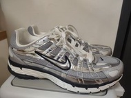 二手物 | Nike 耐吉 P-6000 男鞋 液態銀 復古 銀 黑 Metallic Silver US10