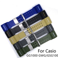 Resin Watchband for Casio G-Shock GG-1000 GWG-100 GSG-100 Men Sport Waterproof Replace Bracelet Band