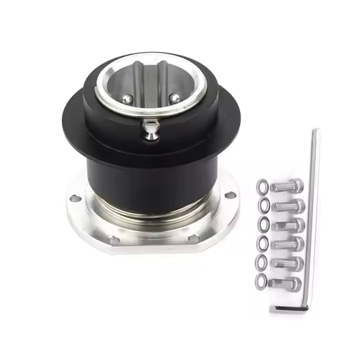 Metal Quick Release Steering Wheel Hub Replacement for FANATEC QR1 Wheel-Side, Racing Game Simulator