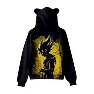3d Merchandise Anime Sweater Hooded with Cat 1 Hood Cartoon Ear Pullover Dragon Ball Spring Autumn C