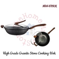 High Quality Granite Stone Cooking Wok (NON STICK)