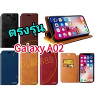 A02 In Case Cover​Fold​XUN For Galaxy A02 | GalaxyA02 M02 Wear​Card​+Ready​Lock​Magnet​With