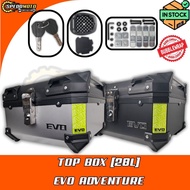 BOX MOTOR 28L / TOP BOX [28L] EVO ADVENTURE W/LINER