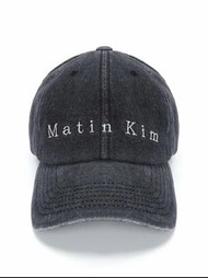 韓國品牌 Matin Kim 刷舊 牛仔車線 老帽