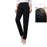 Women's black office work pants Bc 06