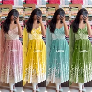 FANCY EMBROIDERY GOWN FAUX GEORGETTE