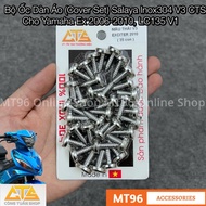 Salaya Inox 304 CTS Coverset Screw Set Model V3 For Exciter 135 4s (2006-2010), LC135 V1, Ex 2010, 1