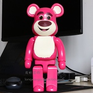 Bearbrick Brick Bear Strawberry Bear Toy Story Lotso Model Doll Tide Plays A Pose Gift 400%