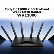 Cudy BE11000 2.5G Tri-Band Wi-Fi Mesh Router (WR11000)