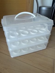 3-Tier Plastic Cupcake Carrier Storage Container Snapware 