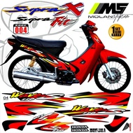 Decal Sticker Striping Variasi Supra Lama /Supra X 100 /Supra X 110 /Supra Fit Lama /Supra X Lama/Ol