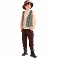 Halloween Retro German Beer Costume Campus Costume Male Cultural Festival Art Costume Traditional Co