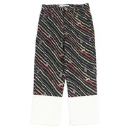 กางเกงขายาวทรงชาวประมงสำหรับผู้ชาย LOEWE x Paulas Ibiza H2282480IB สภาพเยี่ยม พิมพ์ลายหลากสีทั้งตัว 