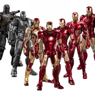 ZD Toys Iron Man Series Articulated Joints Poseable Collectible Model 7 Inches Movie Action Figure M