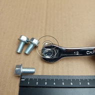 M8X16 M8X15 CAP BOLT WRENCH 12 LENGTH 1.6CM 1.6 CM 1.5CM 1.5 CM WHITE 16MM 16 MM FLANGE Bolt M8 X 16