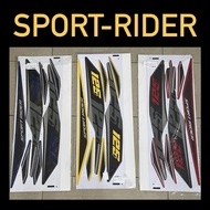 SYM125 VE1 SPORT RIDER BODY STRIPE STICKER SYM 125I 125 STRIKE STIKER BODY COVER SET COVERSET BODYSE