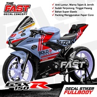 Decal Sticker Gsx 150R fullbody Sticker Decal Motorcycle Variation Gsx 150R fullbody GRSINI RACING