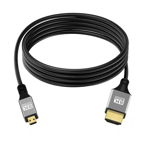 Micro HDMI 8K Cable Micro To HDTV HDMI-compatible Cable Cord For GoPro Raspberry Pi 4 Retroid Sony C