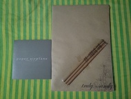 全新 林憶蓮 紙飛機 台灣 白版 CD & 原來 Truly Sandy 鉛筆 簿 宣傳物品