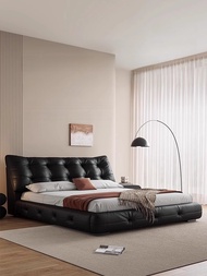 Homie เตียงนอน fabric bed Bedroom pu Furniture เตียงติดพื้น 1.5m 1.8m HM2013