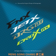 Sym Motors [Taiwan Shipment] Sanyang FNX CROX DRG BT JET X Motorcycle Sticker Body Decoration Waterp