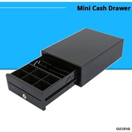 A4 Size Heavy Duty Mini Cash Drawer Box POS Register 3 Bill 6 Coin