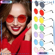HECCEH Round Sunglasses Retro Party Disco Circle Glasses