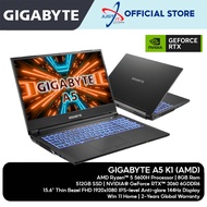 GIGABYTE A5 K1 Gaming Laptop - Black ( RYZEN5-5600H / 8GD4 / RTX3060 4GD6 / 15.6" FHD 144Hz / WIN11 