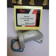 RACING INTAKE PIPE 24MM API PNP EX5 KRISS DEMAK SYM LAGENDA SRL DASH WAVE110 FOR CARBURETOR BIG SLIDE FOR SIZE 28MM