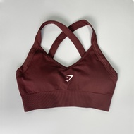 Gymshark Classic Beautiful Back Shockproof Gathering Fitness Cross Bra Women Quick-drying Underwear