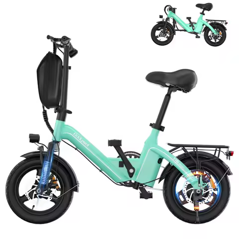 Bodywel T16 Pro 14" Folding Electric Bike for Adults Commuter-36V 10.4Ah Battery UL Certified EBike,