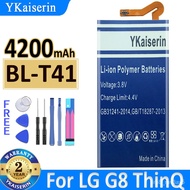4200mah YKaiserin Baery BL-T41 For Lg G8 ThinQ BL T41 LMG820QM7 LMG820UM1 LM-G820UMB LMG820UM0 LM-G820N Bateria