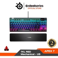 SteelSeries Apex 7 TKL Mechanical Gaming Keyboard คีบอร์ดเกมมิ่งแมคคานิคอล ไฟ RGB ปุ่ม US