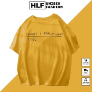 Áo thun tay lỡ form rộng Ulzzang things i really want áo phông form rộng tay lỡ HLFashion