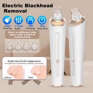 Electric Blackhead Remover (3-Level) - 4 Suction Heads, USB Charging Pore Cleaner for Acne Removal