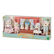 Rare Sylvanian Families Husky Family Elegant Set New Japanese Box Dog Doll